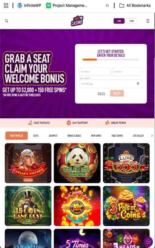 Cafe Casino screenshot