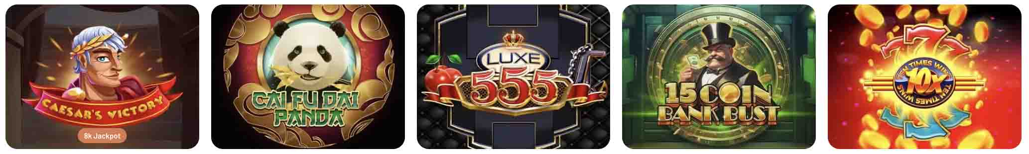 Cafe Casino games